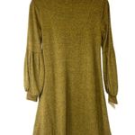 Spense Green Studded Balloon Sleeve Sweater Dress Size Small Photo 1