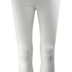 Siwy Women's White Mid Rise Frayed Raw Hem Skinny Leg Denim Jeans Pants Size 26 Photo 0