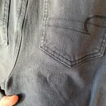 American Eagle  Outfitters 360 Next Level Stretch Lace Up Denim Jean in Black Photo 5