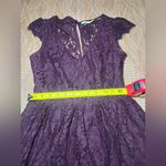 Urban Outfitters  Kimchi Womens Purple Floral Lace Short Sleeve Dress,Size M Photo 6