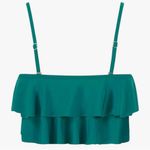 Emerald Green Women's Swim Top Size L Photo 7