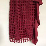 Lucy Paris NWOT Ruffle Red Lace Dress Photo 7