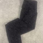 Athleta  Lightning Static 7/8 Tight Womens S Black White Speckle Pull On Athletic Photo 0