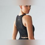 Savage X Fenty sport LACE RACE HIGH-NECK SPORTS BRA XS NWT BLACK Photo 2