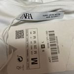 ZARA NEW  White Sleeveless Racerback High Neck One Piece Bodysuit Tank Top Size M Photo 2