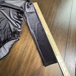 Old Navy NEW  Long Sleeve Square Neck Velvet Bodysuit Black Jack Size Medium Photo 4