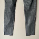 Rock 2 Planet sz 4 Black Coated Straight Leg Jeans Punk‎ Metal Photo 9