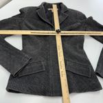 Diane Von Furstenberg  Blazer Women 4 Black Grey Herringbone Georgica Jacket Wool Photo 7