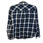 J.Crew NAVY AND GREEN PLAID FLANNEL Photo 1