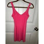 Aerie  Ribbed Corset Bodycon Mini Dress in Hot Pink Photo 5