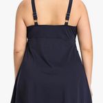 One Piece PERONA Women's Plus Size Swimdress Swimsuit Retro Print Swimwear Pin Up Bathing Suit Photo 3