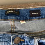 Union Bay Supplies high rise distressed stretch jeans size 14 petite Photo 1