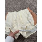 Nike Women's M Dri-fit Tempo Running Shorts Cream Tan Brown Brief Lined Athletic Photo 6