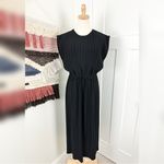 Club Monaco  Pleated Dress Black Size 4 NWT Photo 2