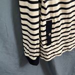 Kate Spade : Black & White Striped Boatneck Nautical Sweater- Silver Tone- S Photo 4