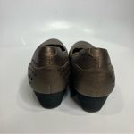Rockport bronze leather Judson perf wedge pump size 8.5‎ Gold Photo 5
