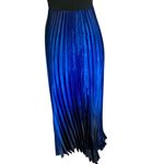 Betsy and Adam  Whimsigoth Pleated Gown 6 Regency Flowy Coquette Balletcore Blue Photo 7