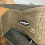 Dr. Scholl’s credit charcoal gray perforated suede heels 8.5 lace up oxford heel Photo 7