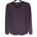Cotton On Womens Sweater Textured Knit Rounded Hem Cotton Blend Purple XS Photo 0