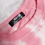 Jolie & Joy Tie Dye Asymmetrical Sweatshirt Sz 1X Pink Photo 3