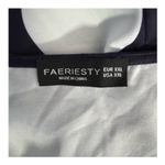 Faeriesty Navy Polka Dot Shirt Dress Ruffle Hem XXL Blue Photo 8