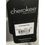 Cherokee Navy Blue Scrubs Infinity Warm Up Jacket Size 5XL Antimicrobial Photo 9