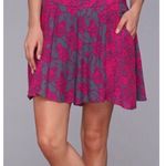 Free People Sheila Vivid Purple & Gray Floral
Culotte Shorts sz 2 boho Photo 12