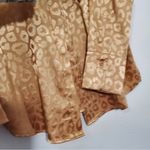 ACOA Leopard Satin blouse Size M Photo 8