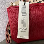 Chico's Animal Print Wristlet with Red Insert Photo 4