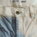 Calvin Klein Jeans Calvin Klein White Denim Straight‎ Leg Cropped Jeans - Size 6 Photo 8