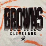 Cleveland Browns NFL Gameday Oversize Long Sleeve Tie Dye 2X  Photo 1