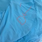 Ralph Lauren Black Label Drop Waist Tank Ruffle Dress Size M Blue Tiered Ribbed Size M Photo 4