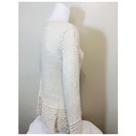 Style & Co . XS Shirt Beige Sweater Knitted Crochet Photo 3