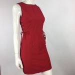 Glamorous  Side Tie Red Sheath Dress Photo 4