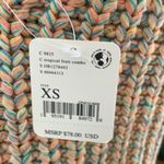 Free People NWT Hoopla Tropical Fruit Combo Cropped Confetti Knit Sweater Vest Photo 4