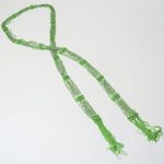 Y2K Lime Green Crochet Beaded Scarf Wraps Photo 1