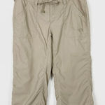 The North Face  Tan Nylon Outdoor Hiking Capris Photo 0