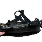 Juicy Couture Vintage Y2K black velvet Juicy chain detail crossbody rare Photo 7