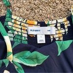 Old Navy  Orange Blossom Flower fruit leaves cami knee length fit n flare dress Photo 3