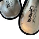 Coach and Four Black Sling Back Peep Toe Kitten Heels Size 7.5 Photo 7