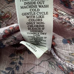 Artesia Women's Top Sleeveless Purple Floral Boho Chic Tie Front Size M EUC Size M Photo 8