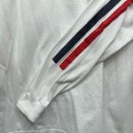 Levi's White Long Sleeve Tee with Red Blue and Black Logo Size Large Photo 3