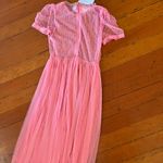 Elegant Pink Midi Dress with Star Accents Photo 12