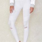 Alo Yoga High-Waisted White MOTO Legging Photo 1
