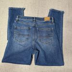 American Eagle High Rise Mom Jeans Distressed Stretch Blue Size 4 Photo 6