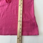 Boden Pink Tank Top Ruffle Button Front‎ Henley Sleeveless Shirt Womens 12 Photo 7