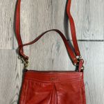 Coach  Ashley Leather Hobo Crossbody Bag Orange Photo 0