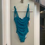 Amazon NWT Teal One Piece Swimsuit Photo 7