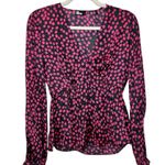 The Kooples Daisy Dots Printed Top Size 1 French sizing Size Small US NWT Photo 4
