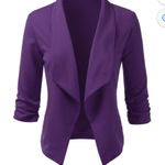 Doublju Deep Purple Women's Blazer Size M Photo 0
